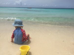 Curacao mit Kind
